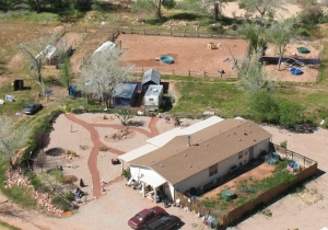 Aerial view of Doggy Dude Ranch