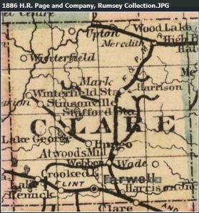 Clare County map